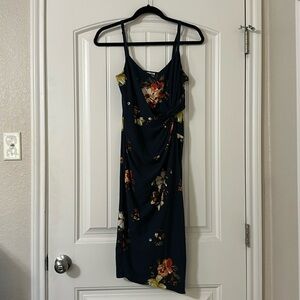Navy Aline spaghetti strap dress